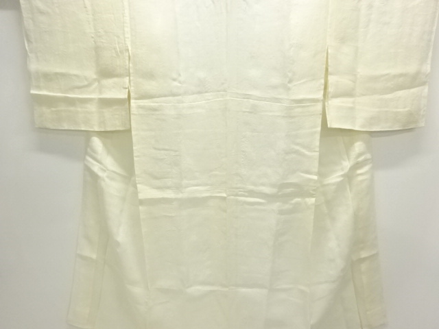 アンティーク　本麻透かし織花模様長襦袢